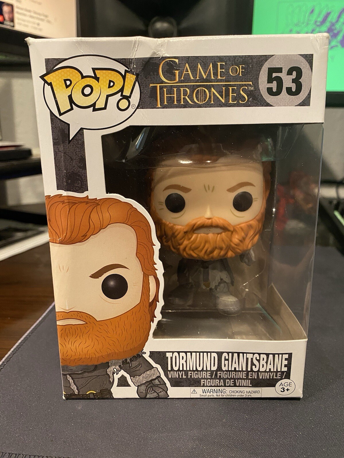 Funko Pop! Game Of Thrones - Tormund Giantsbane #53 Vinyl Figure Damaged Box