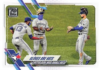 Gloves Are Hats 2021 Topps #539 Base Toronto Blue Jays-image