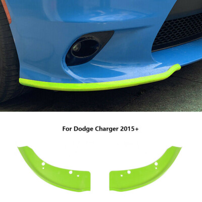 Front Bumper Lip Splitter Guard Protector Cover Trim For Dodge Charger SRT 2015+