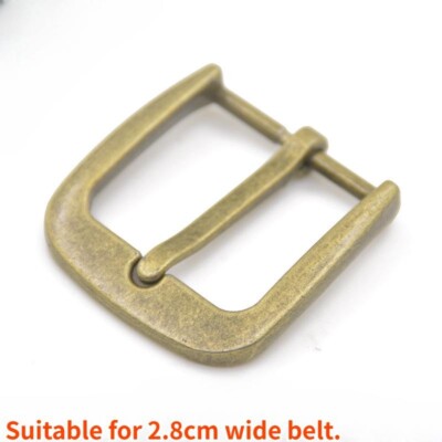 Cintura Unisex Fibbia Alloy Perno Rétro Ricambio Fit Per 2.8cm Largo - Foto 13