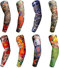 Brazo Tatuajes Temporales Falsas Mangas De Tatuaje Unisex Fake Tatoo Sleeves