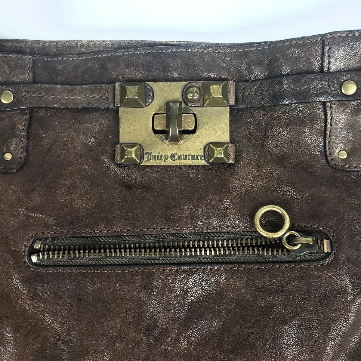 Juicy couture top leather purse
