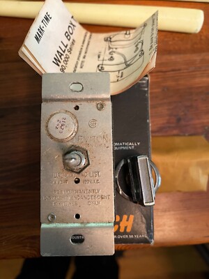 Vintage 60 min. Mark-Time Wall Timer  Switch ( Not the original Knob) Warranty