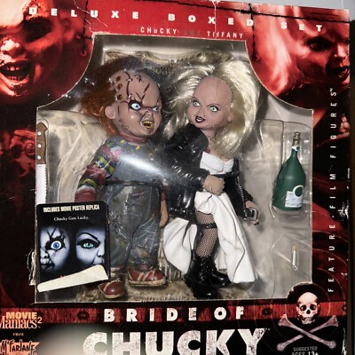 Deluxe Boxed Set Bride Of Chucky Movie Maniacs 2 MCFARLANE TOYS