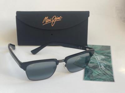 New Maui Jim Kawika Polarized Sunglasses 257-17C Black/Gray Mirror