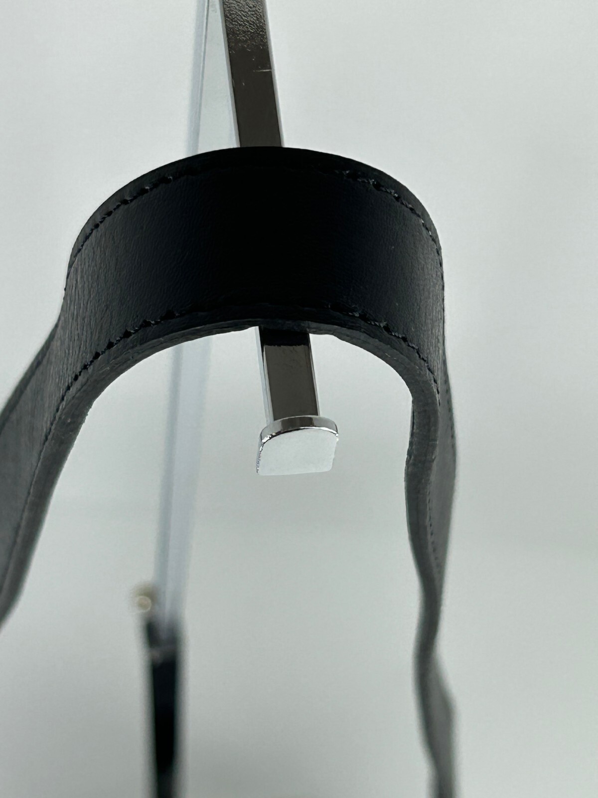 Leather Co by Liz Claiborne Black Leather Medium Crossbody Purse Messenger Bag