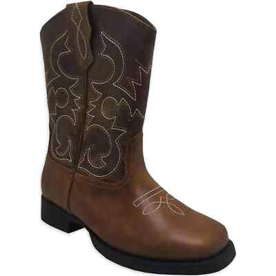 Wonder Nation Youth Boy's Cowboy Western Boots Size: 3 or 13 New with Tags