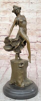 Detailed Flamenco Dancer Hand Made Hot Cast by Lost Wax Method bronze Figure NR