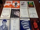 Vintage Sheet Music for Piano, Accordion, and Guitar. Varying Genres.