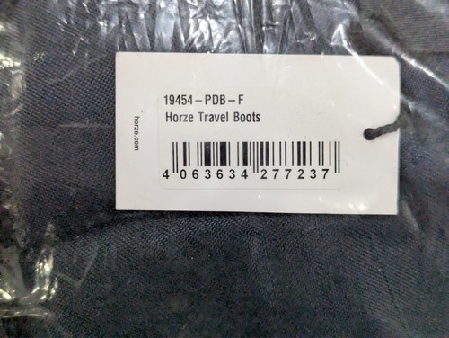 HORZE - Horse Shipping Boots - Color: Peacot Blue - Set Of 4 - Picture 7 of 11