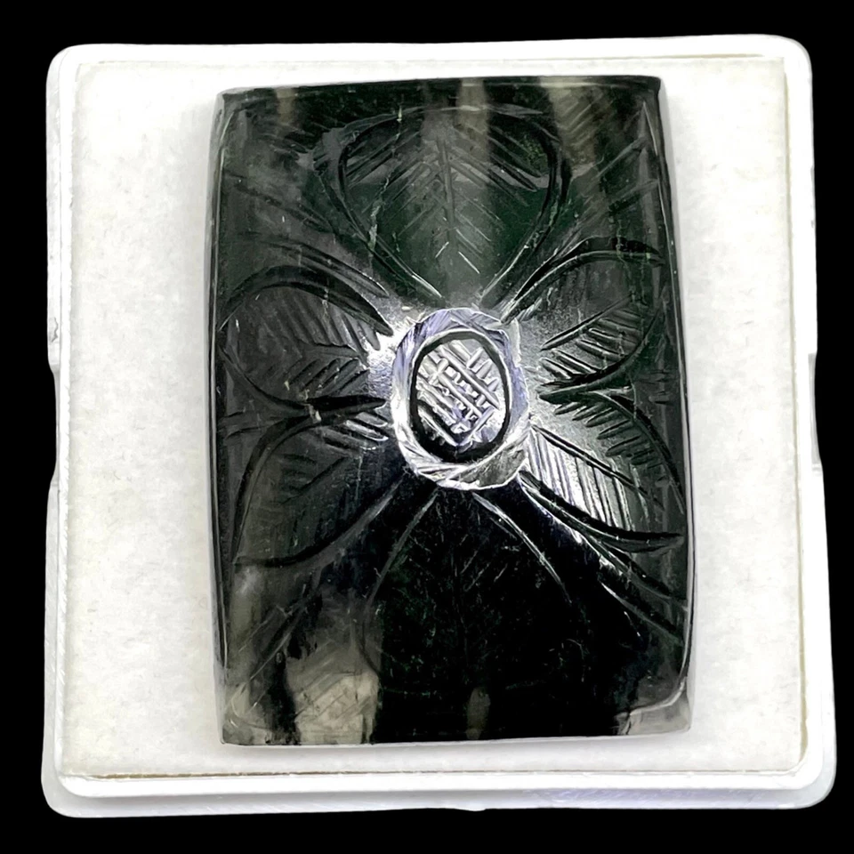 Cuarzo rutilo natural de 290,25 quilates 53x38 mm tallado octágono piedras preciosas sueltas sin tratar Foto 4 de 4