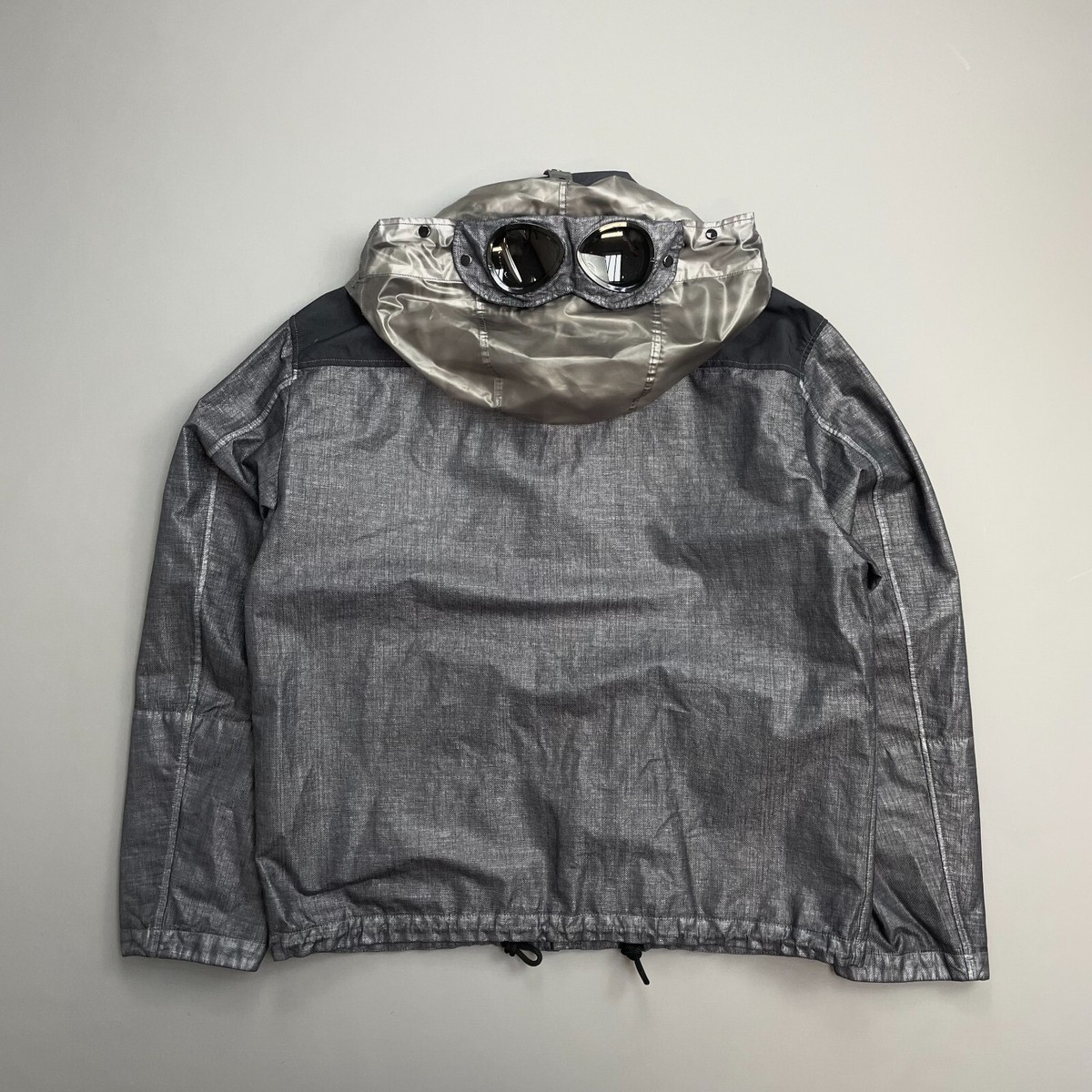 CP Company SS25 Oceana Blue Grey Rafia Mille Nylon Goggle