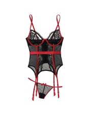 NWT Adore Me Lyla Unlined Bustier set size XL with L gstring MSRP 60
