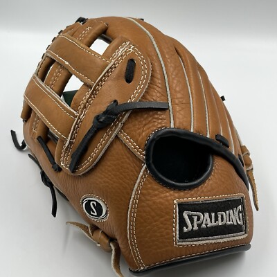 Spalding 42086FR Glove Top Grain Leather Model LHT, Tan 13.5'' Very Clean