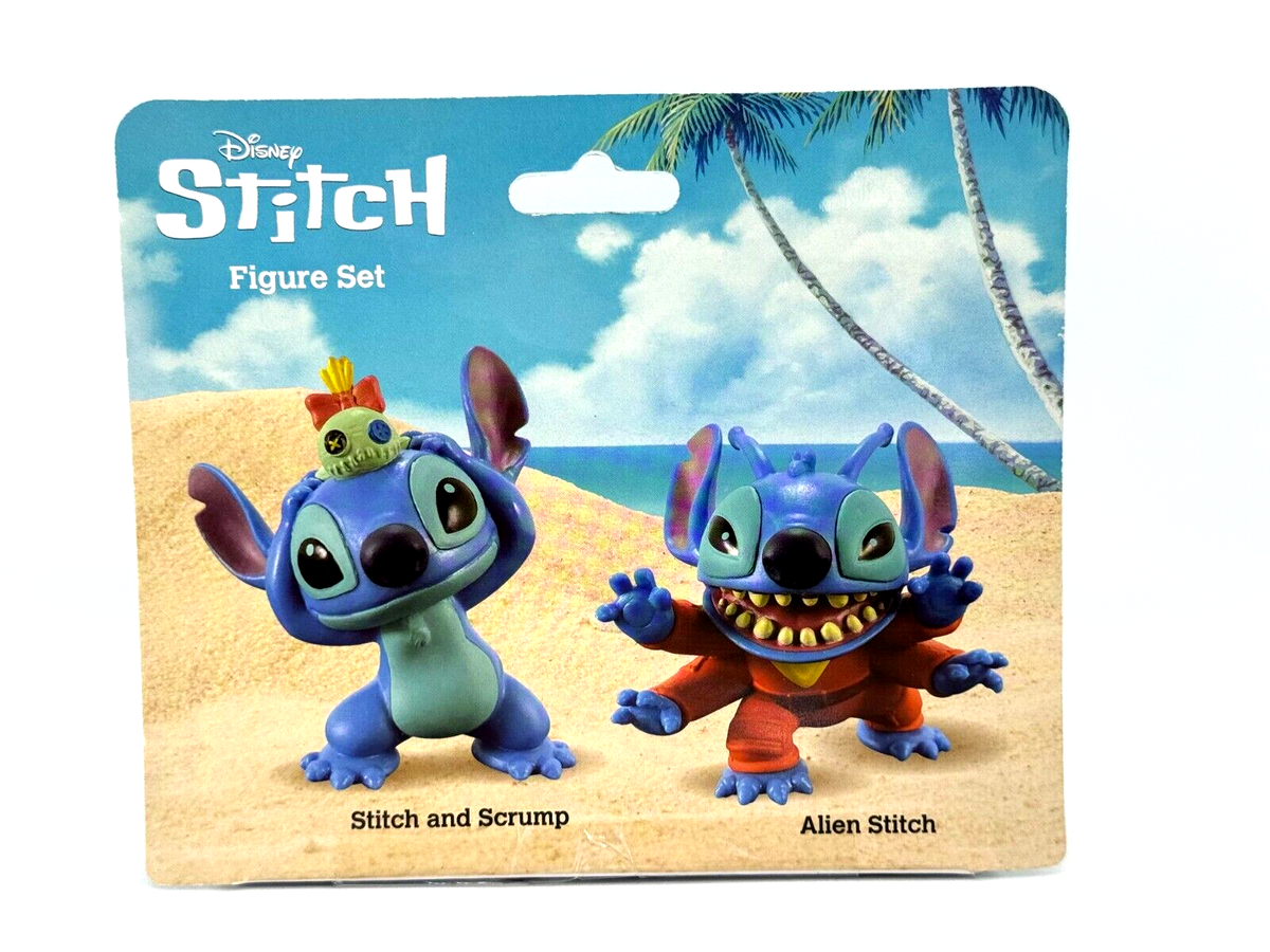 Disney Lilo & Stitch Figure Set 2-Count Stitch & Scrump Alien