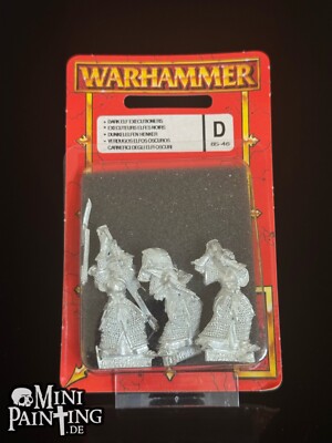Warhammer Dark Elves Executioners Blister Dunkelelfen Henker GW Executioner