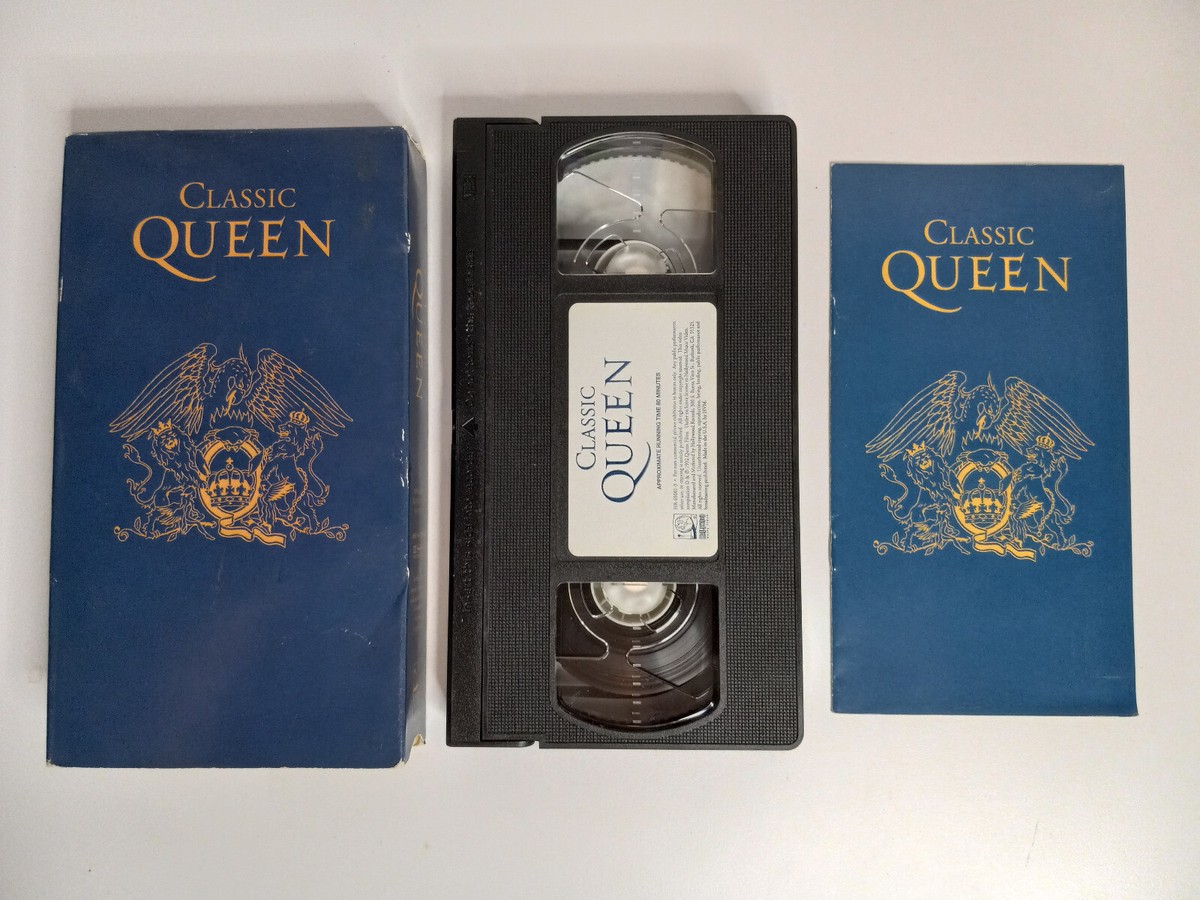 Classic Queen (VHS, 1992) 17 Music Videos Including Insert - Queen