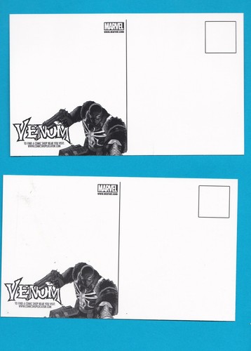 Marvel comics Post cards (2) Venom and (2)Circle of four awesome condition Pics! - Picture 2 of 6