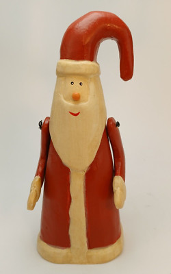 Deko Weihnachtsmann von GILDE - Santa Nikolaus aus Holz - Weihnachtsdeko