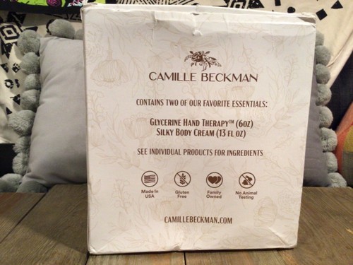 Camille Beckman Hand/Body Duet, Silky Body Glycerine Hand Cream English Lavender - Picture 2 of 4