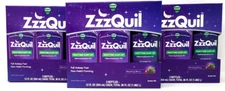 3x ZzzQuil Nighttime Sleep-Aid Liquid, Berry, 12 fl. oz., 3 pk EXP 6/2026