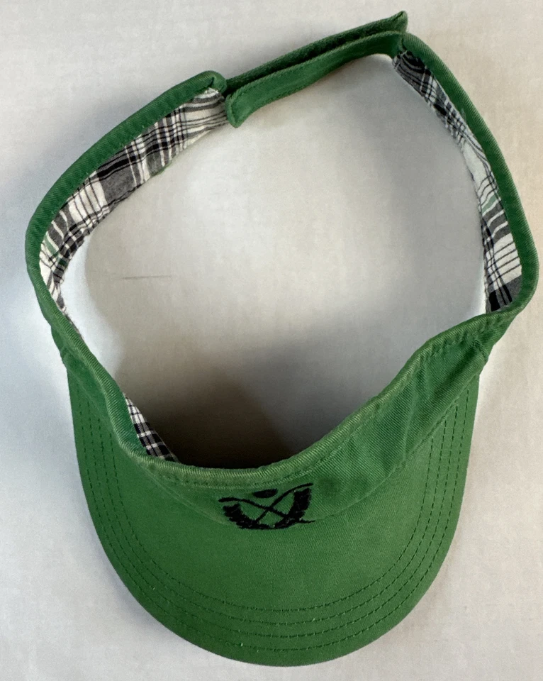 Gymboree Niños Verde Golf Temática Visera Sombrero Ajustable Talla Pequeña 5/6 Foto 2 de 4