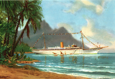 SS Stella Polaris Steamer Steamship Ship Postcard