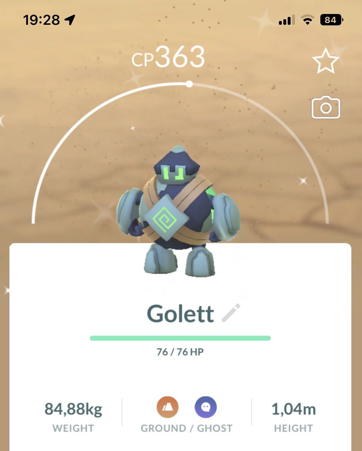 Golett  Pokédex