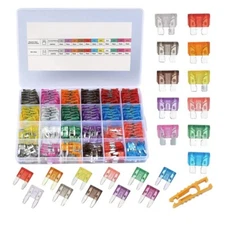 250Pcs Car Fuses Assortment Kit Blade-Type Automotive Fuses Standard Mini Size