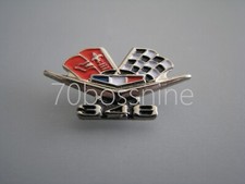 Chevrolet Chevy 348 Engine Flags Logo 1 14 Logo Automotive Hat Pin Lapel Pin