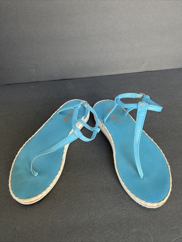 Lacoste Women Leather Turquoise Sandals 