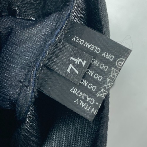 PRADA logo long gloves bicolor Glove Nylon / Rayon Black/blue - Picture 8 of 12