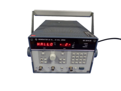 ROHDE SCHWARZ Generator 20 HZ...20KHZ - 821.2016.32 - Free Shipping