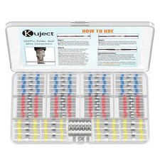 Heat Shrink Solder Seal Wire Connectors Kit 120PCS Waterproof Butt Con...