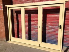 Hardwood Wooden 3 leaf Bi-Fold Doors! High Quality! Made to measure! Bespoke!