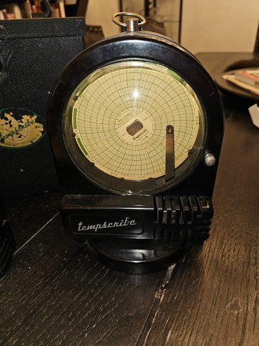 Bacharach Tempscribe Temperature Chart Recorder Case Model SSB 24 h movement B19 - Picture 15 of 16