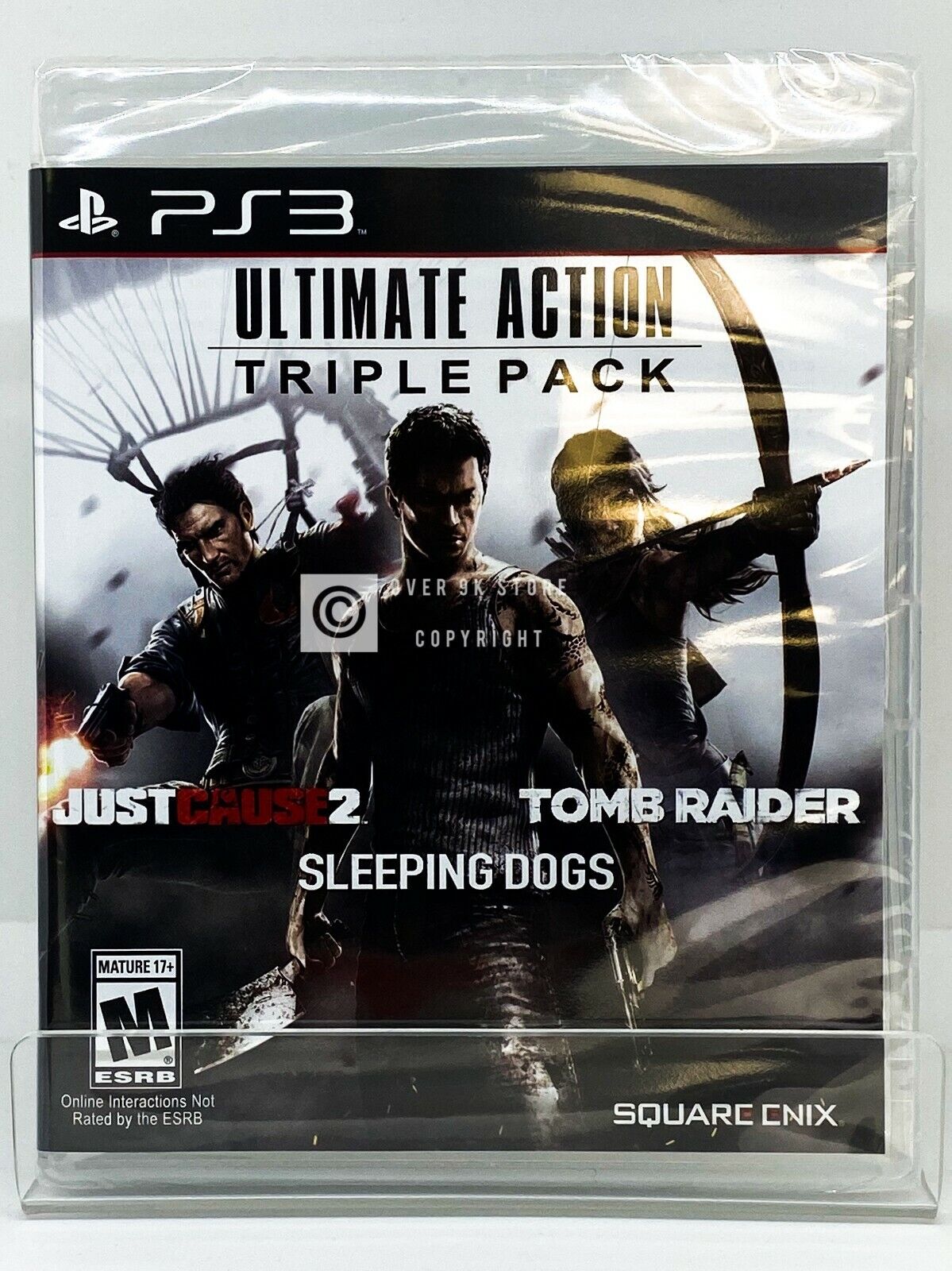 Ultimate Action Triple Pk (Just Cause 2/Tomb Raider/Sleeping Dogs), Square  Enix, PlayStation 3, 662248916200 