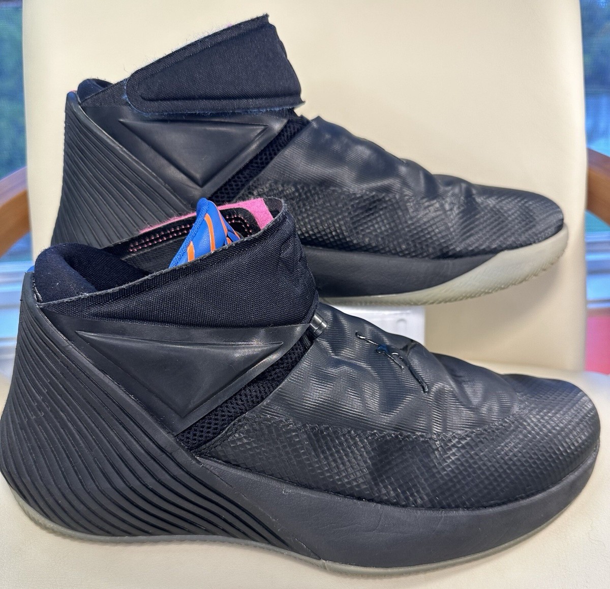 Nike Air Jordan Why Not Zer0.1 Black Pink Blast Blue Men Sz Nike Air Jordan Why Not Zer0.1 Black Pink Blast Blue Men Sz