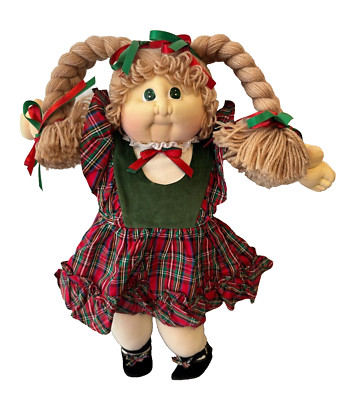 CABBAGE PATCH KIDS CPK DOLL 22'' SOFT SCULPTURE XAVIER ROBERTS CHRISTMAS SANDY