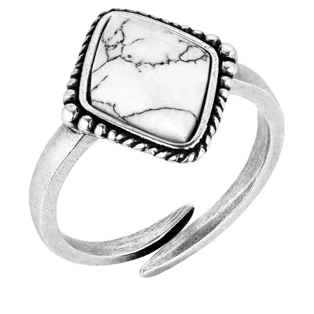 Anillos de moda Silver plateado