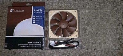 Noctua NF-P12  120mm Fan - 9 Blade ~ New Old Stock ~ Ultra Low Noise Adaptor