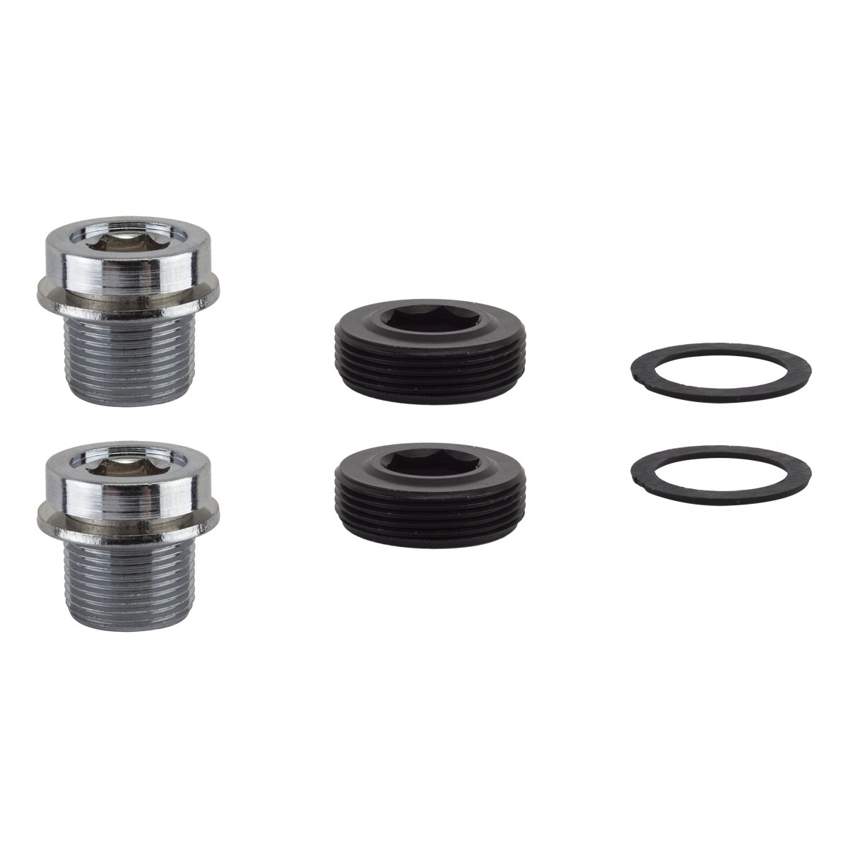 Самораспаковывающиеся осевые болты Sunrace Chromoly BB с шестигранной головкой диаметром 8 мм и резьбой M15 3390₽