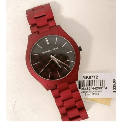 Michael Kors MK8712 Men's Slim Runway Black Dial Watch
