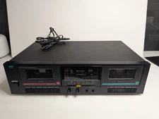 MCS Series 3595 Modular Component Systems Dual Stereo Cassette Deck - Powers On