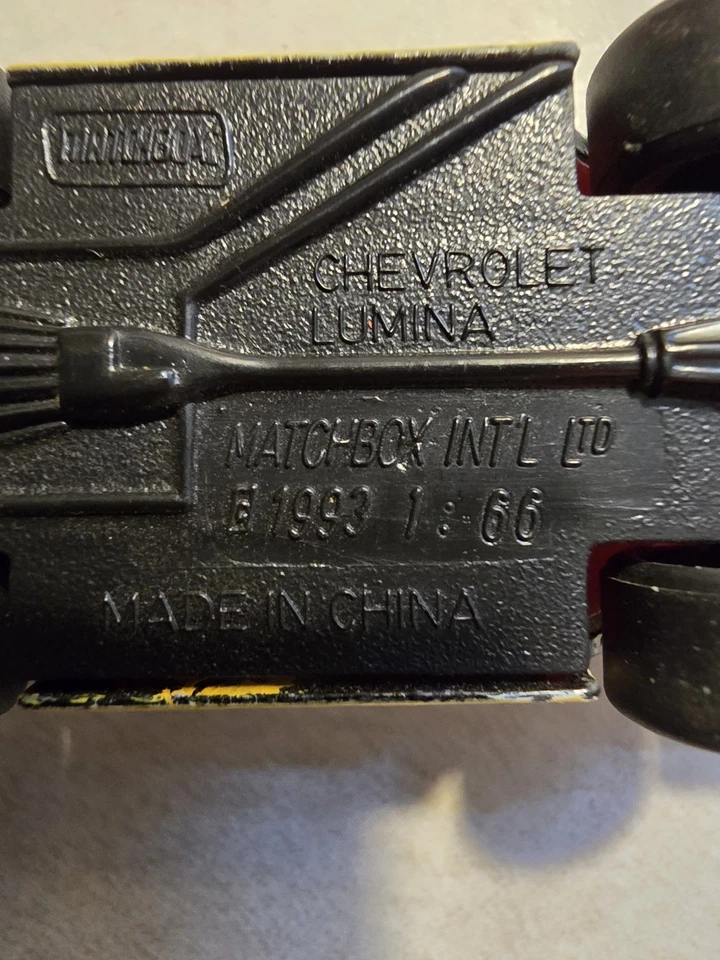 Gently Used 1993 Chevrolet Lumina Matchbox 1:66 Scale Car #95 - Image 4 of 4