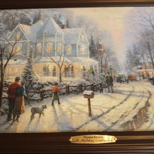 Thomas Kinkade Holiday Gathering In Art Prints for sale | eBay