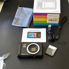 Caméra 4K Ultra HD Digitalkamera 64 MP, 18x Zoom, 2,4" Display, schw. neu