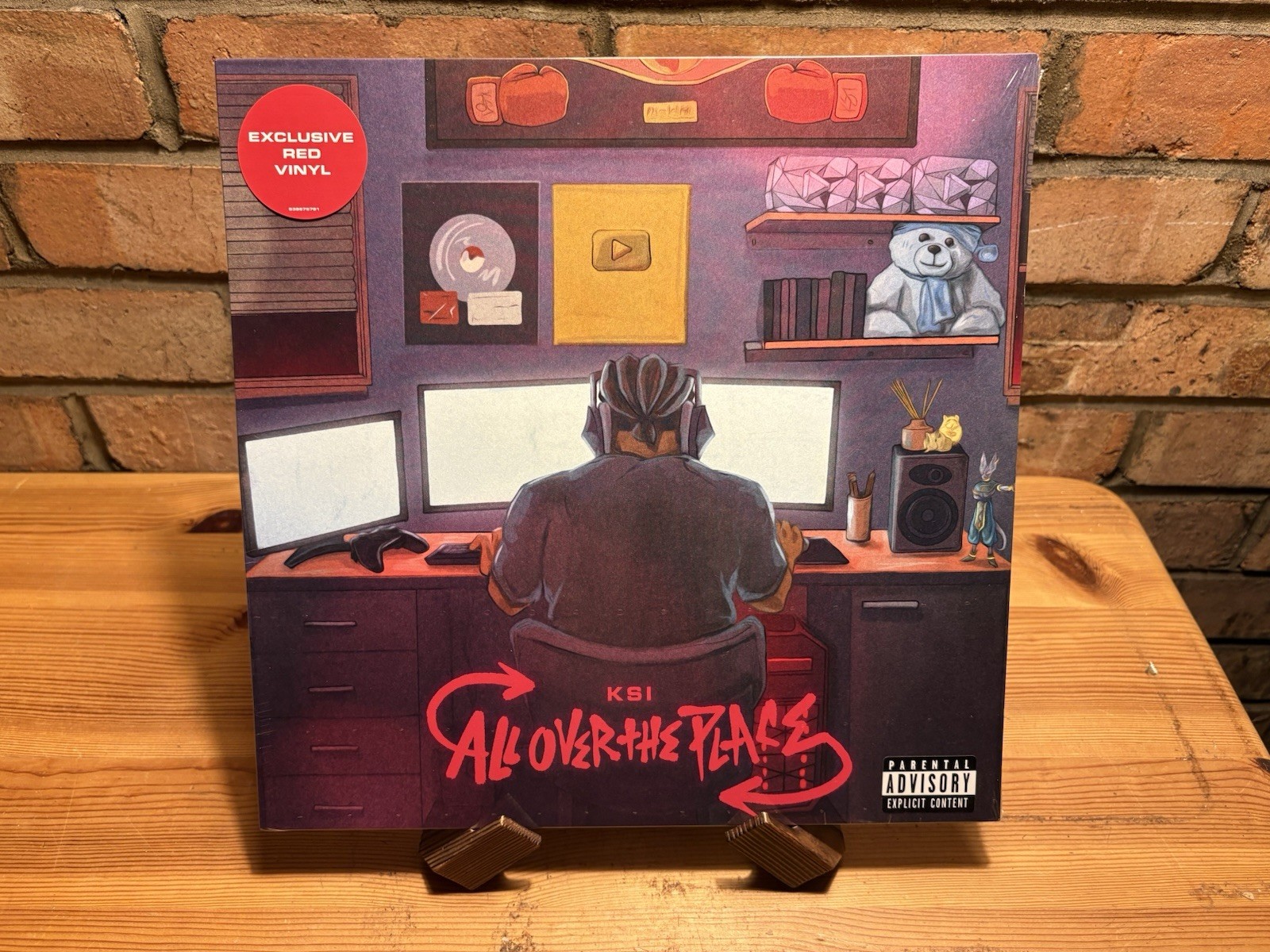 All Over the Place by KSI (Red Vinyl) 12"" Record LP New And Sealed 2021