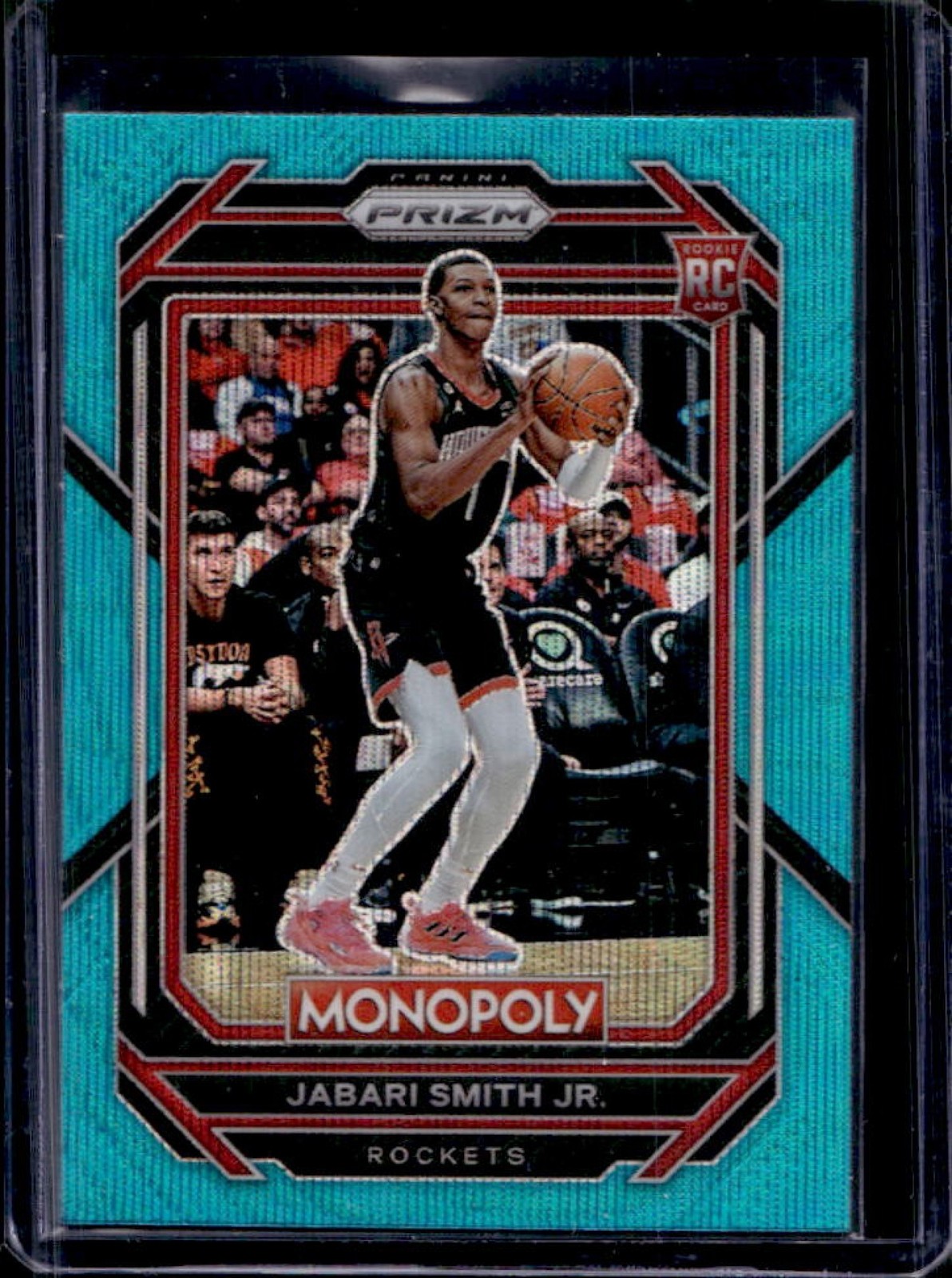 2022-23 Prizm Monopoly Jabari Smith Jr. RC Teal Wave Rookie #32 Rockets