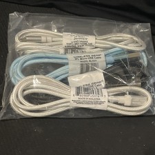 USB to Micro USB Cable Lot - 3ft Fabric Cable - Lot of 5